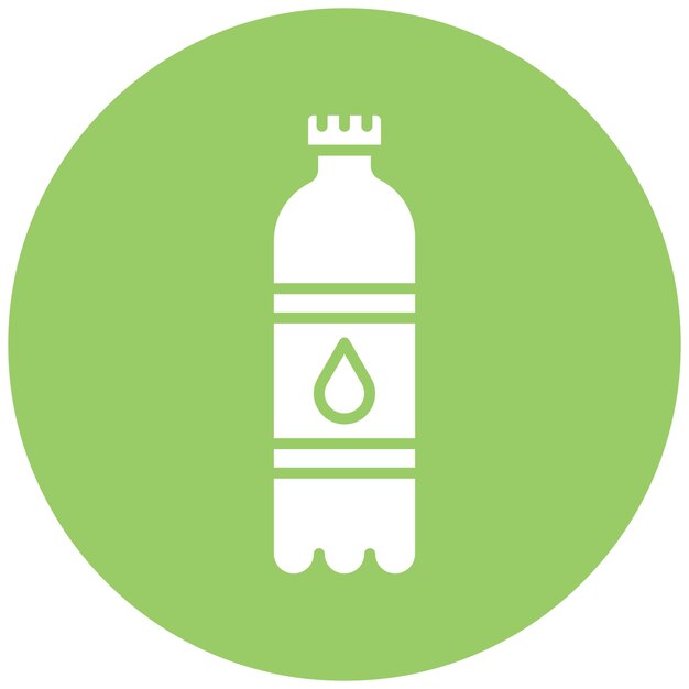 Estilo de icono de agua de diseño vectorial