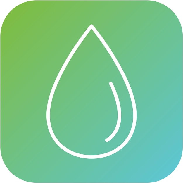 Estilo de icono de agua de diseño vectorial
