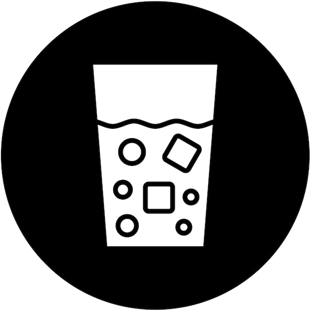 Estilo de icono de agua de diseño vectorial
