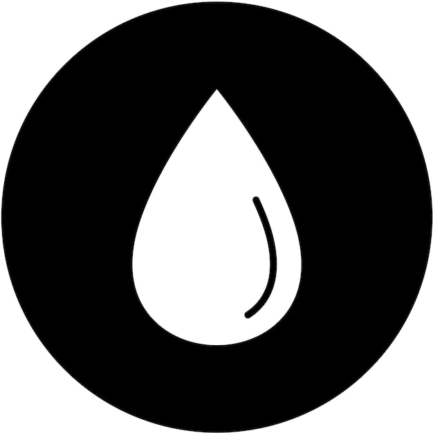 Estilo de icono de agua de diseño vectorial
