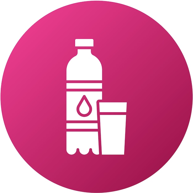 Estilo de icono de agua de diseño vectorial