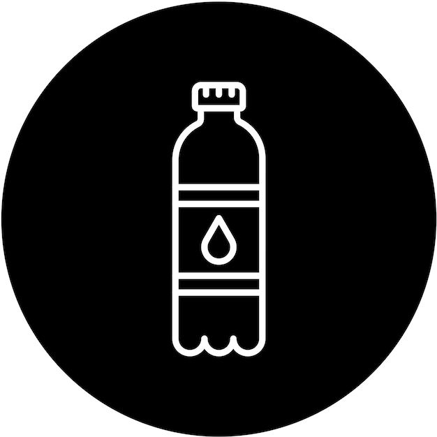 Estilo de icono de agua de diseño vectorial