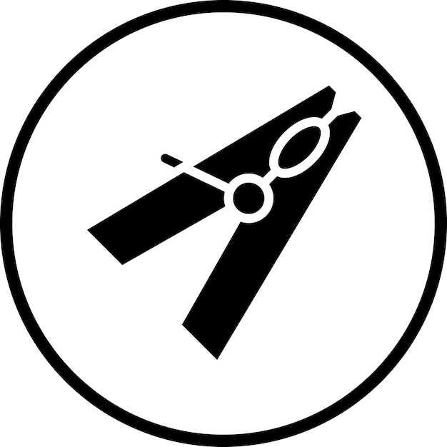 Estilo del icono de la aguja de la ropa