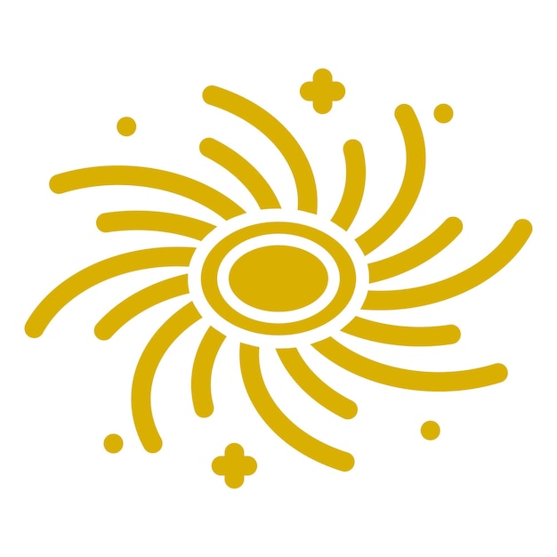 Estilo del icono del agujero negro