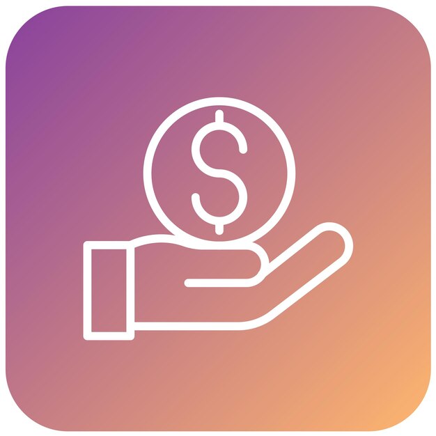 Estilo del icono de ahorro de diseño vectorial