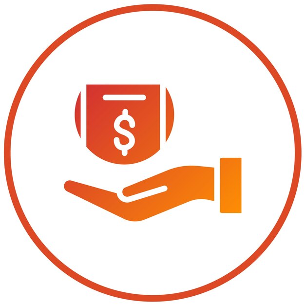 Estilo del icono de ahorro de diseño vectorial