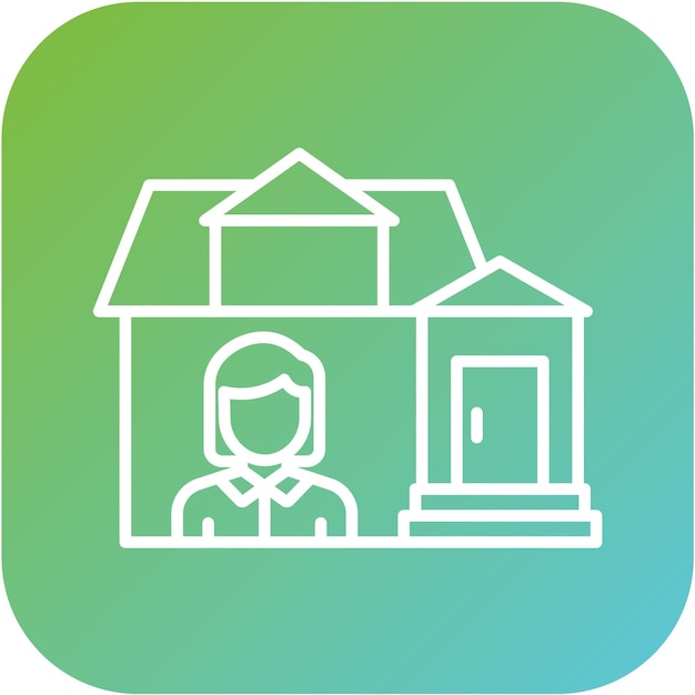 Estilo del icono de aislamiento de diseño vectorial