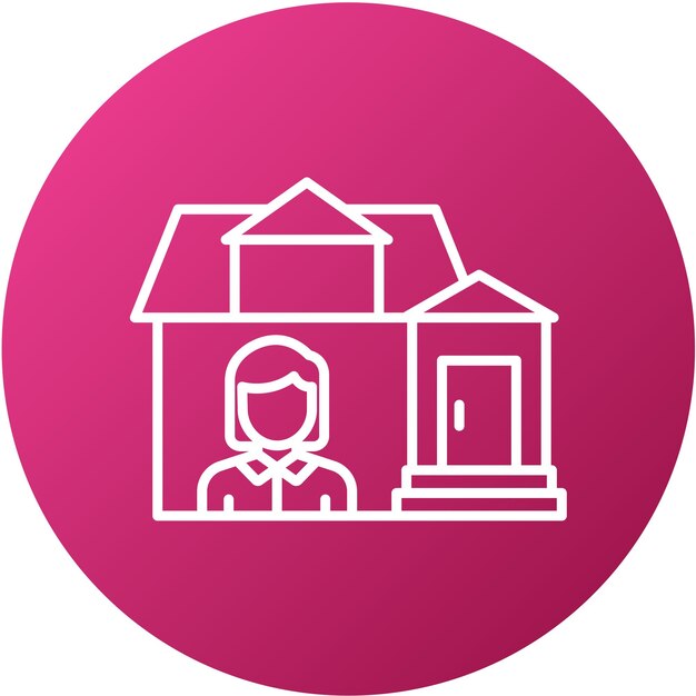Estilo del icono de aislamiento de diseño vectorial