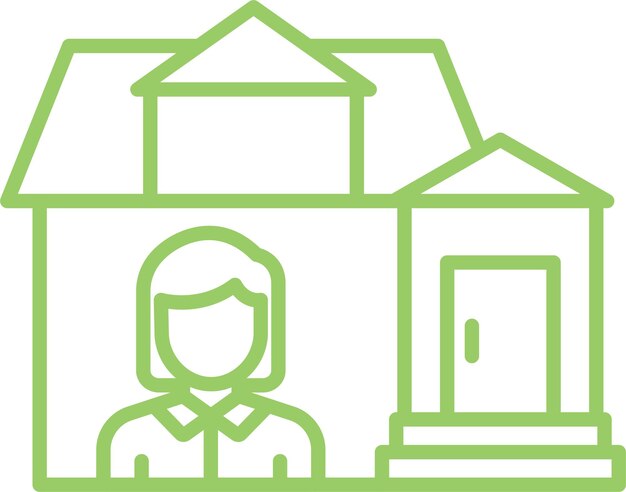Estilo del icono de aislamiento de diseño vectorial