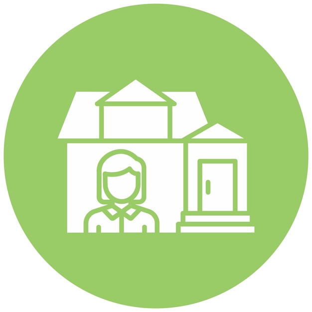 Estilo del icono de aislamiento de diseño vectorial