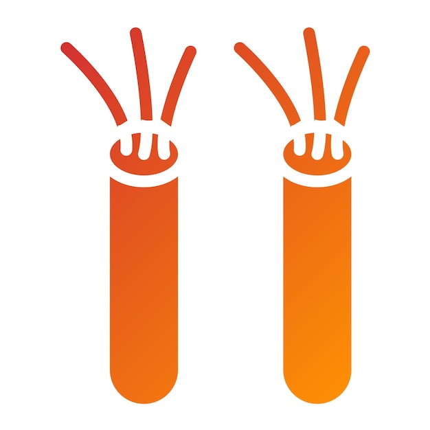 Estilo de icono de alambre de diseño vectorial