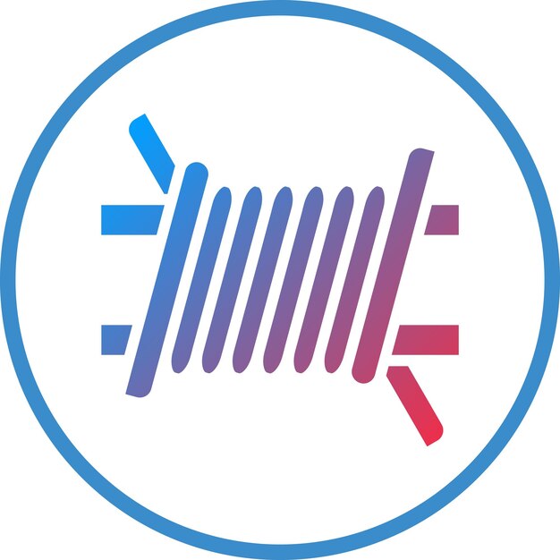 Estilo del icono de alambre de púas