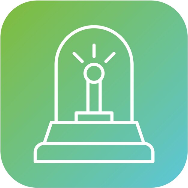Estilo del icono de alarma de diseño vectorial