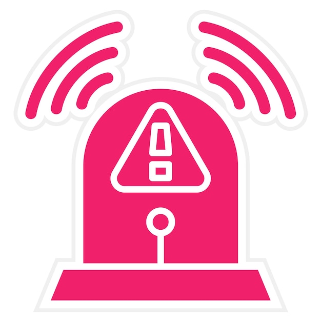 Estilo del icono de la alarma de incendio