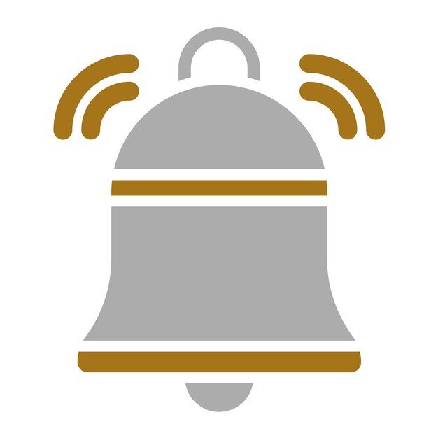 Estilo del icono de la alarma inteligente de diseño vectorial