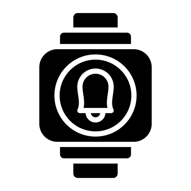 Estilo del icono de la alarma del reloj inteligente