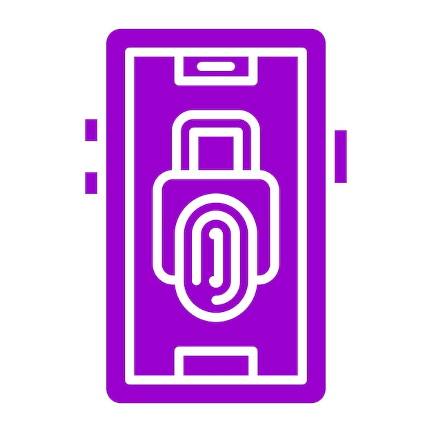 Estilo del icono de las alarmas de acceso de diseño vectorial