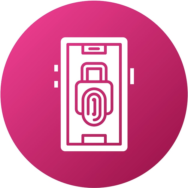Estilo del icono de las alarmas de acceso de diseño vectorial