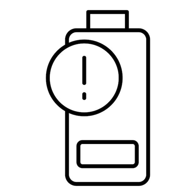 Estilo del icono de alerta de la batería