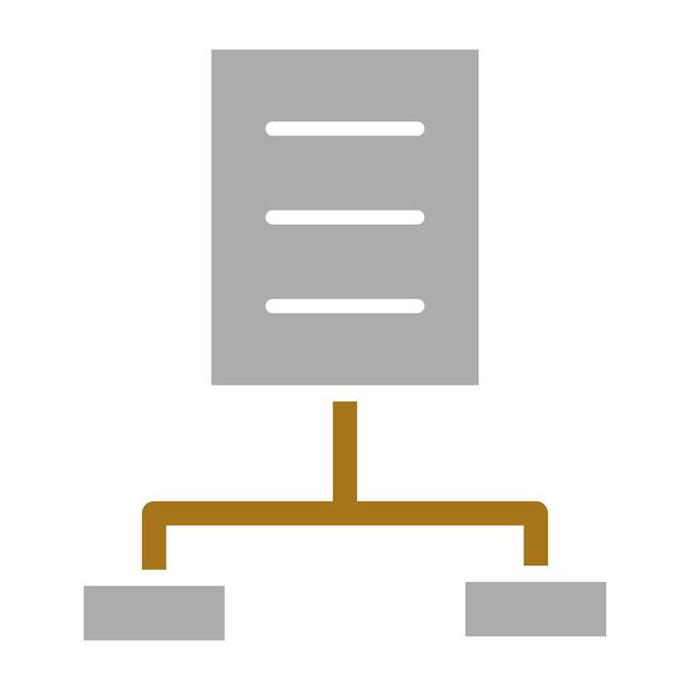 Estilo del icono del algoritmo de diseño vectorial