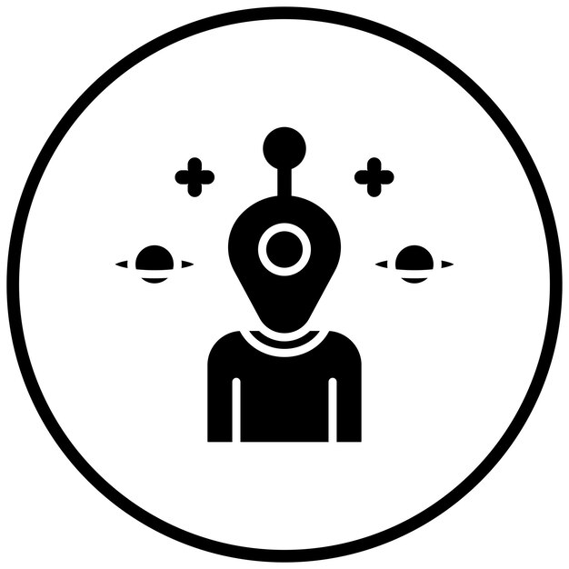 Estilo del icono de los alienígenas