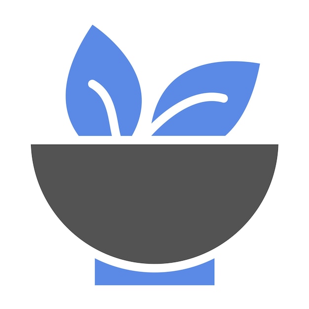 Estilo de icono de alimentos orgánicos de diseño vectorial