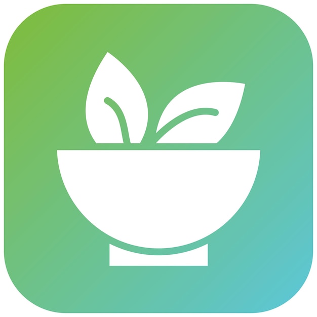 Estilo de icono de alimentos orgánicos de diseño vectorial