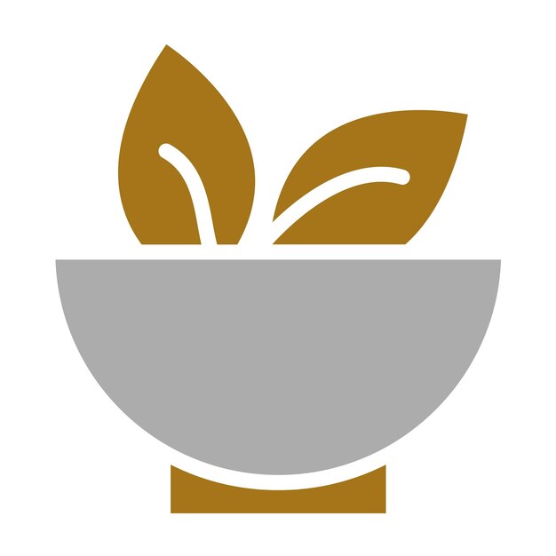 Estilo de icono de alimentos orgánicos de diseño vectorial