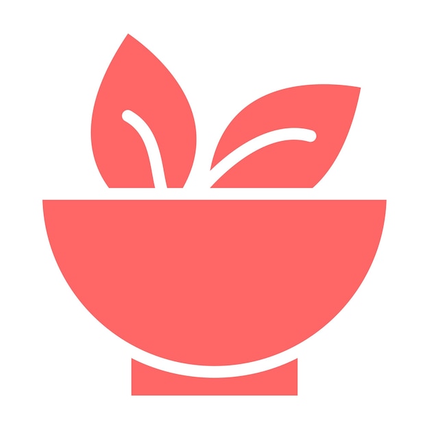 Estilo de icono de alimentos orgánicos de diseño vectorial