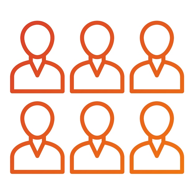 Estilo de icono de alineación de diseño vectorial