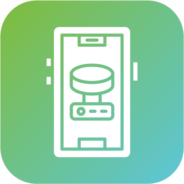 Estilo de icono de almacenamiento de diseño vectorial