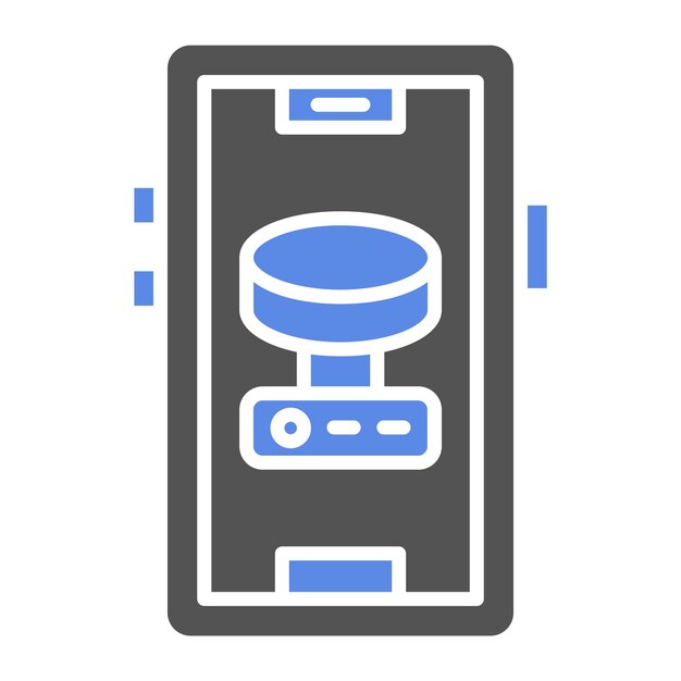 Estilo de icono de almacenamiento de diseño vectorial