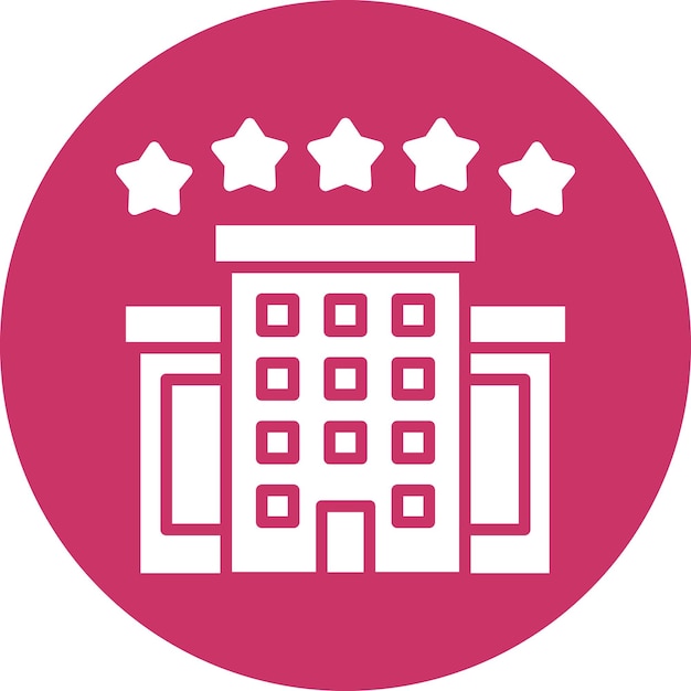 Estilo de icono de alojamiento de diseño vectorial
