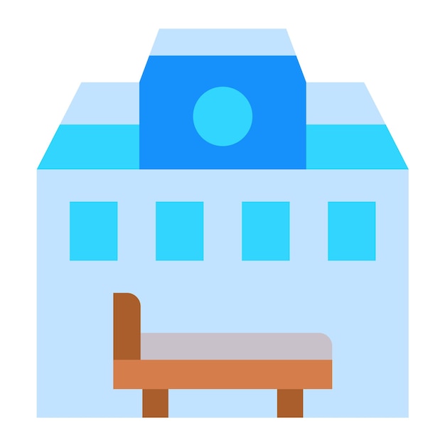 Estilo de icono de alojamiento de diseño vectorial