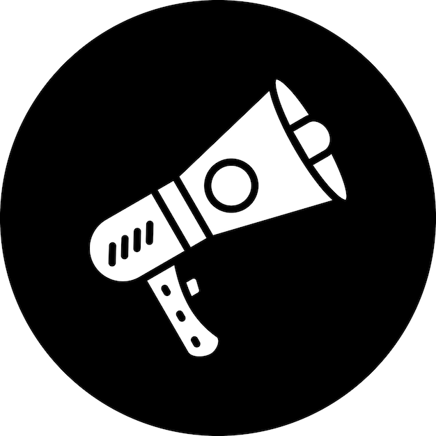Estilo del icono del altavoz de diseño vectorial