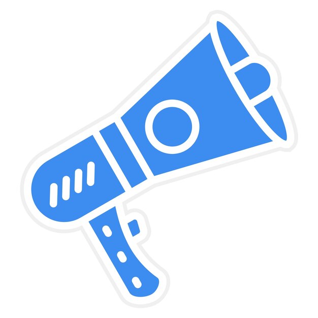 Estilo del icono del altavoz de diseño vectorial