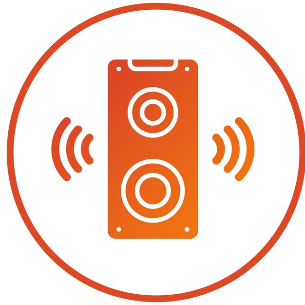 Estilo del icono del altavoz inteligente
