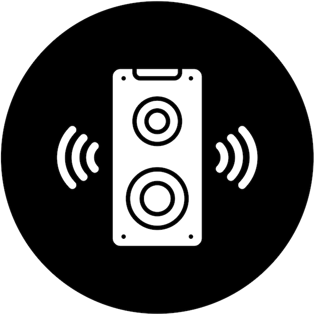 Estilo del icono del altavoz inteligente