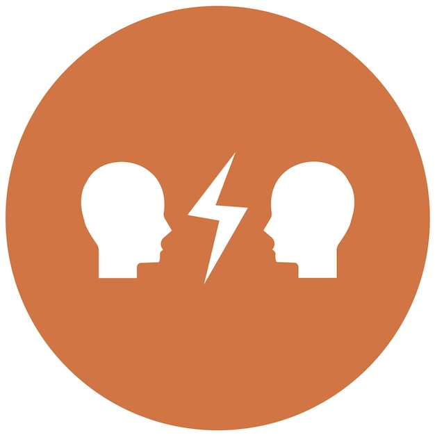 Estilo del icono de alteración del diseño vectorial
