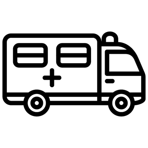 Estilo del icono de la ambulancia