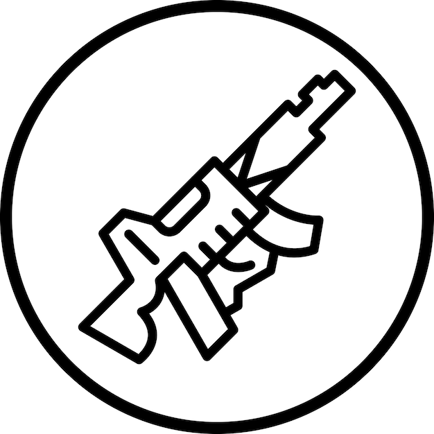 Estilo del icono de la ametralladora ligera