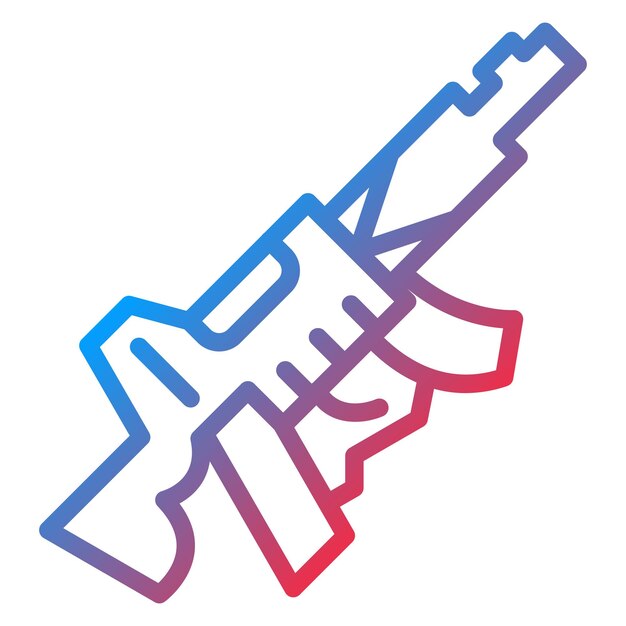Estilo del icono de la ametralladora ligera
