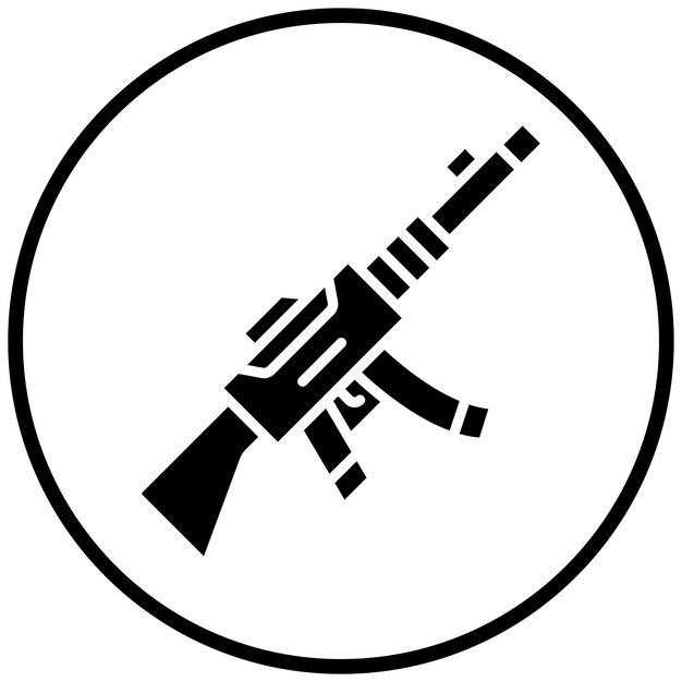 Estilo del icono de la ametralladora ligera