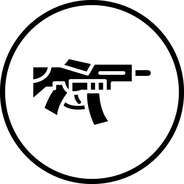 Estilo del icono de la ametralladora