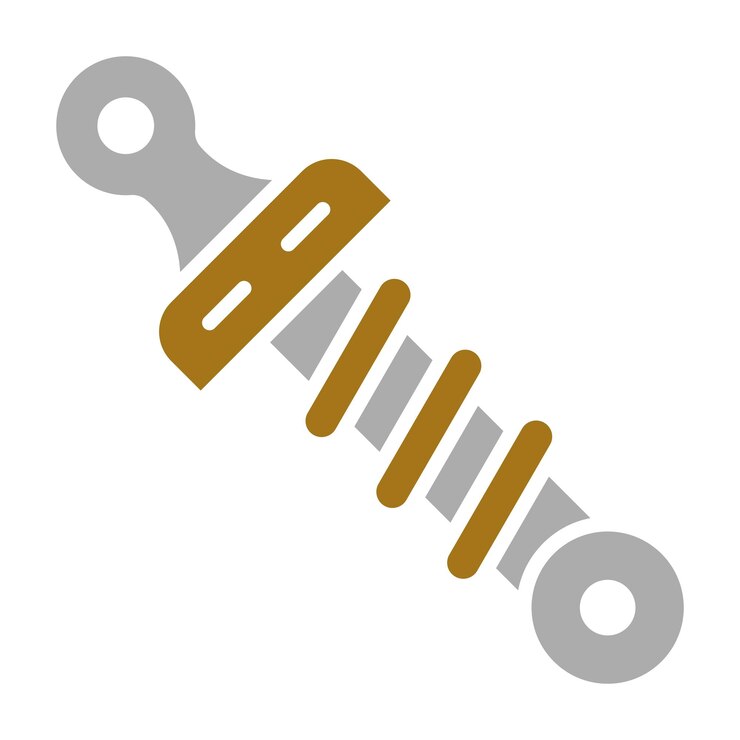 Vector estilo del icono del amortiguador
