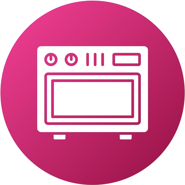Estilo del icono del amplificador de diseño vectorial