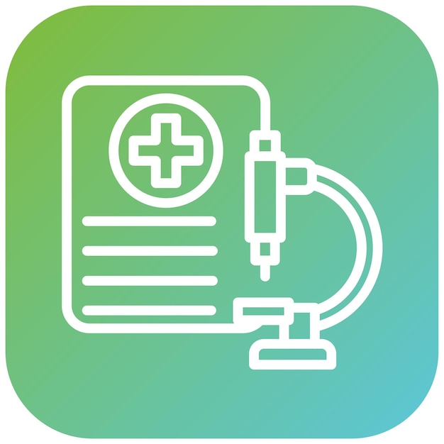 Estilo del icono del análisis de laboratorio de diseño vectorial