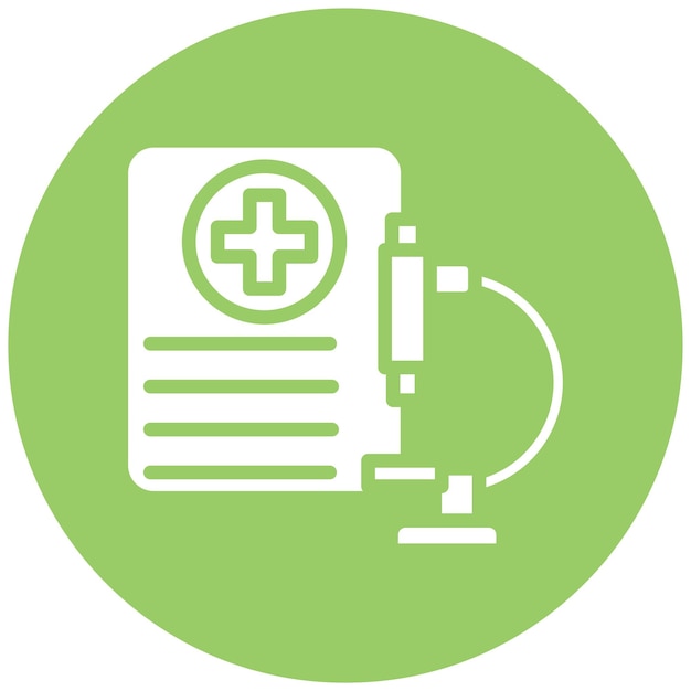 Estilo del icono del análisis de laboratorio de diseño vectorial