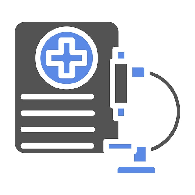 Estilo del icono del análisis de laboratorio de diseño vectorial