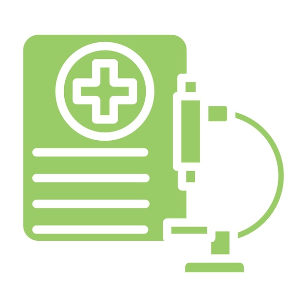 Estilo del icono del análisis de laboratorio de diseño vectorial